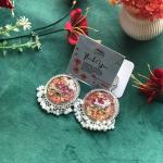 Resin earrings ✨,rose preserved earrings